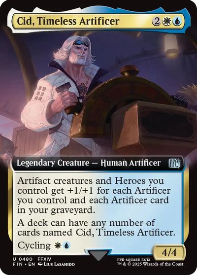 Cid, Timeless Artificer (Extended Art) card art