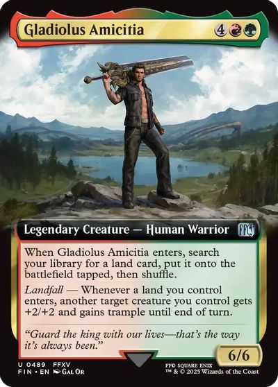 Gladiolus Amicitia (Extended Art) card art