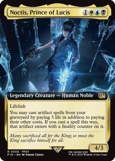 Noctis, Prince of Lucis (Extended Art) card art