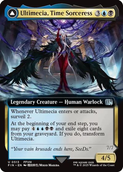 Ultimecia, Time Sorceress (Extended Art) card art