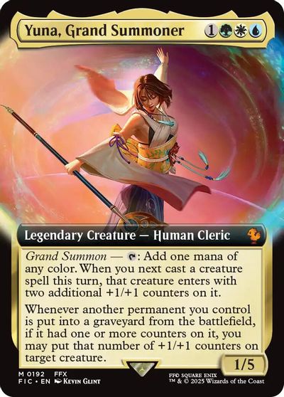 Yuna, Grand Summoner (Extended Art) card art