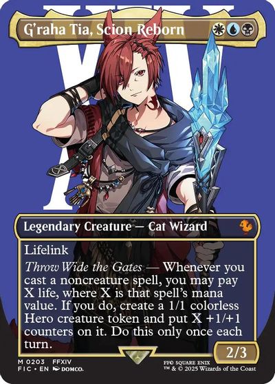 G'raha Tia, Scion Reborn (Borderless) card art