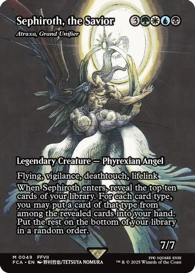 Sephiroth, the Savior - Atraxa, Grand Unifier (Showcase) card art