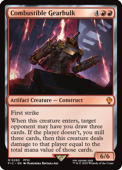 Combustible Gearhulk card art