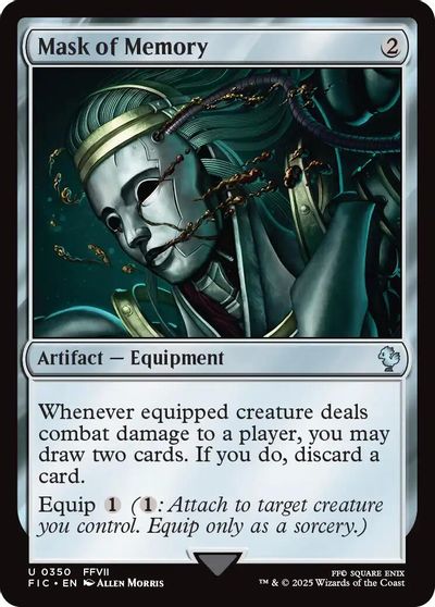 Mask of Memory card art