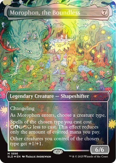 Morophon, the Boundless (Double Rainbow Foil) card art