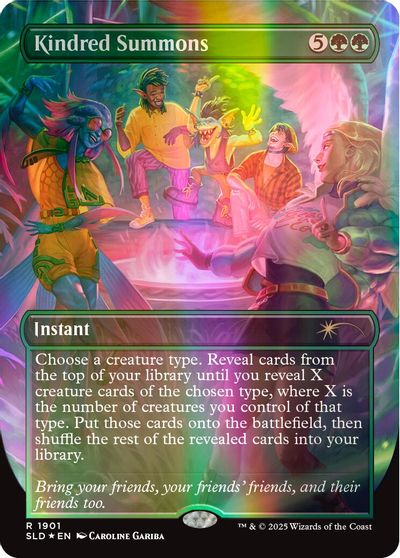 Kindred Summons (Double Rainbow Foil) card art