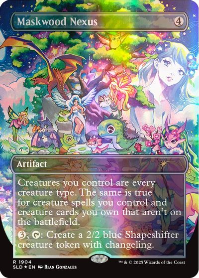 Maskwood Nexus (Double Rainbow Foil) card art