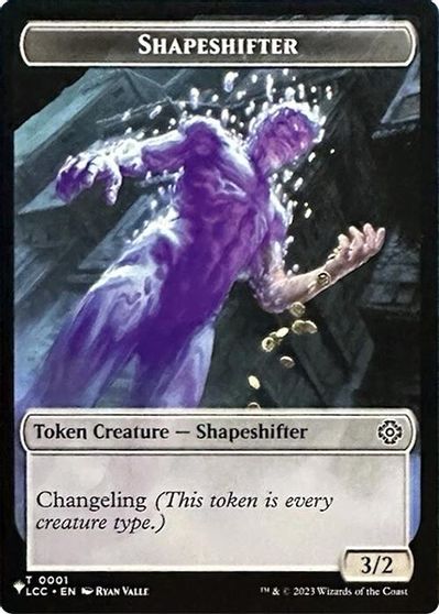 Shapeshifter // Cat Double-Sided Token card art