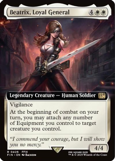 Beatrix, Loyal General (Extended Art) card art