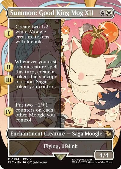 Summon: Good King Mog XII (Borderless) card art