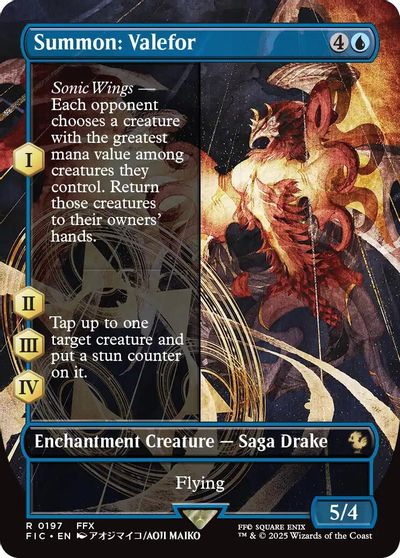 Summon: Valefor (Borderless) card art