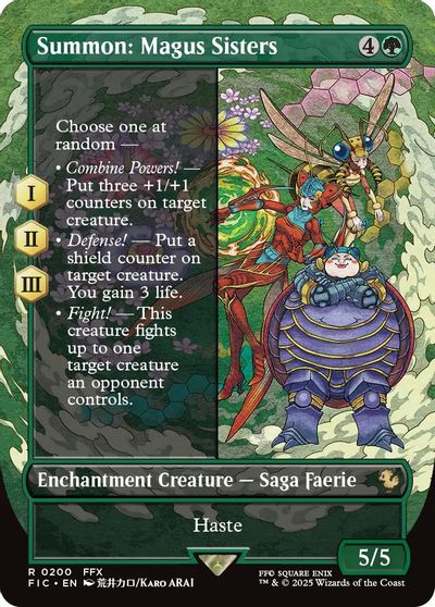 Summon: Magus Sisters (Borderless) card art
