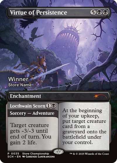 Virtue of Persistence (Winner) card art