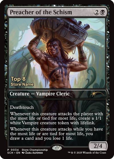 Preacher of the Schism (Top 8) card art