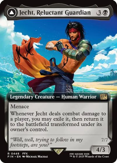 Jecht, Reluctant Guardian (Extended Art) card art