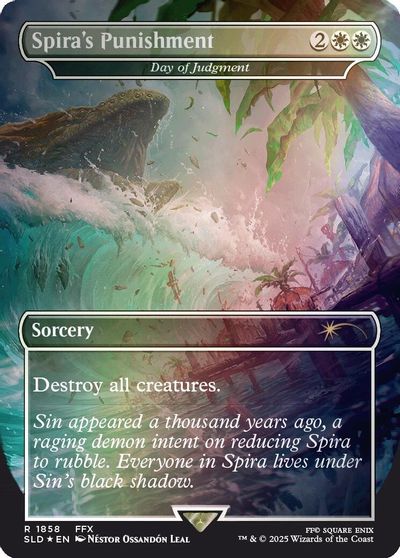 Spira's Punishment - Day of Judgment (Rainbow Foil) card art