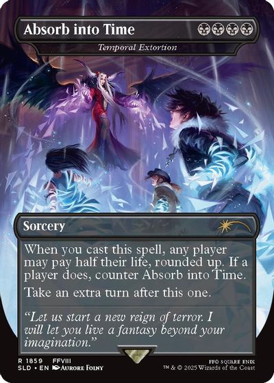 Absorb into Time - Temporal Extortion card art