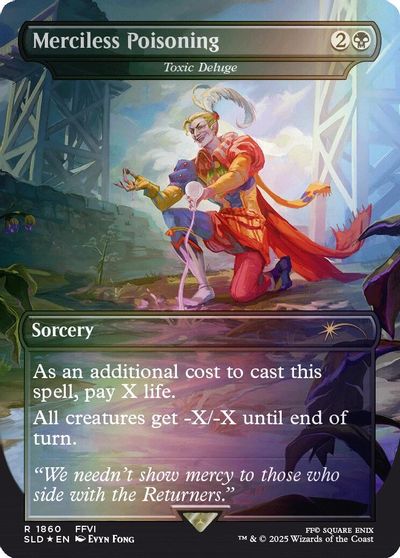 Merciless Poisoning - Toxic Deluge (Rainbow Foil) card art