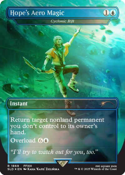 Hope's Aero Magic - Cyclonic Rift (Rainbow Foil) card art