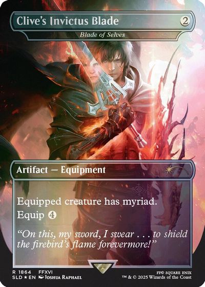 Clive's Invictus Blade - Blade of Selves (Rainbow Foil) card art