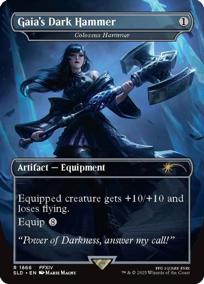 Gaia's Dark Hammer - Colossus Hammer card art