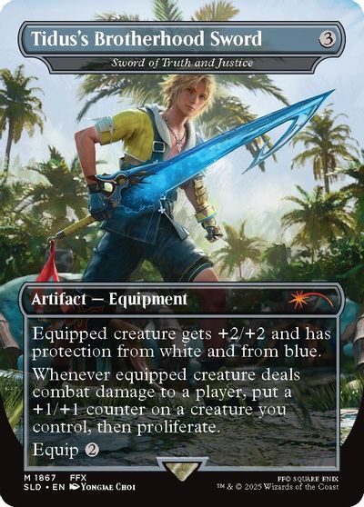 Tidus's Brotherhood Sword - Sword of Truth and Justice card art