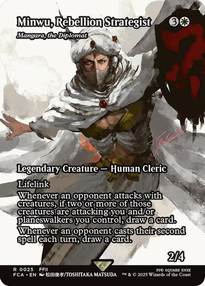 Minwu, Rebellion Strategist - Mangara, the Diplomat (Showcase) card art