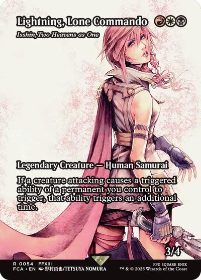 Lightning, Lone Commando - Isshin, Two Heavens as One (Showcase) card art