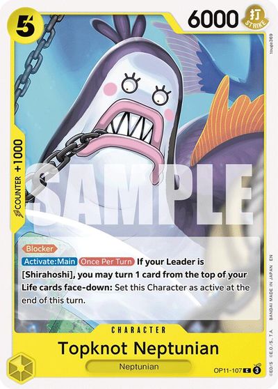 Topknot Neptunian card art