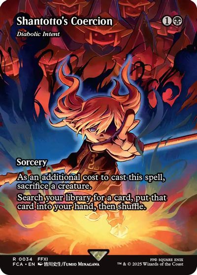 Shantotto's Coercion - Diabolic Intent (Showcase) card art