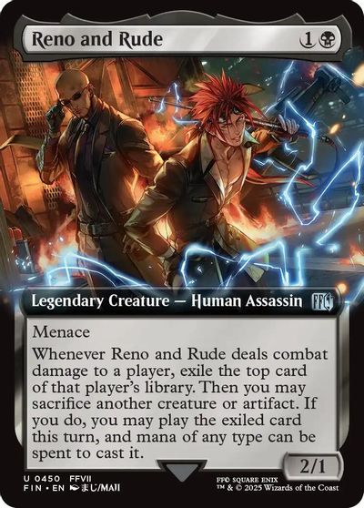 Reno and Rude (Extended Art) card art