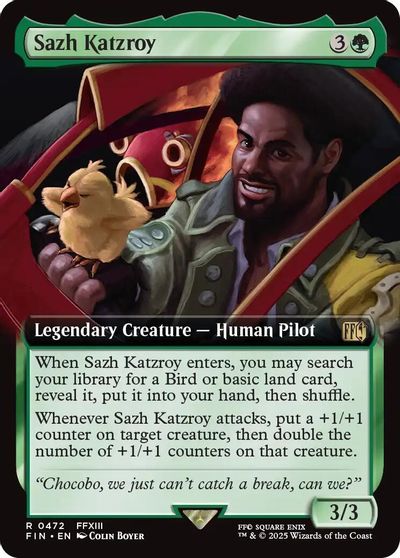 Sazh Katzroy (Extended Art) card art
