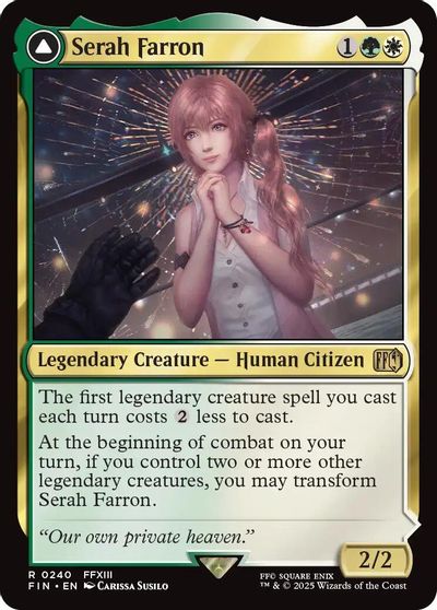 Serah Farron card art