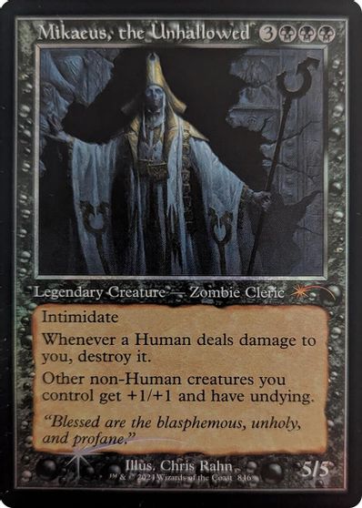 Mikaeus, the Unhallowed (Retro Frame) card art