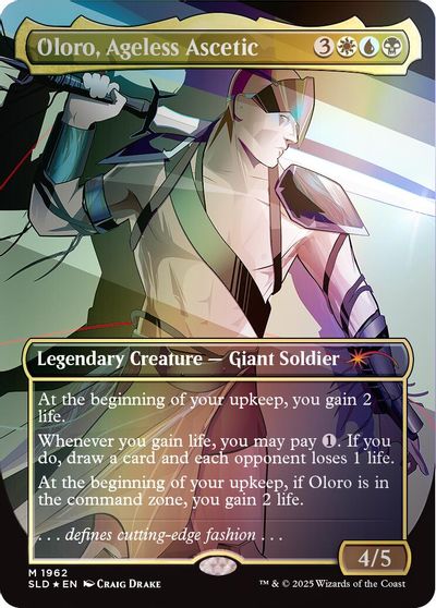 Oloro, Ageless Ascetic (Rainbow Foil) card art
