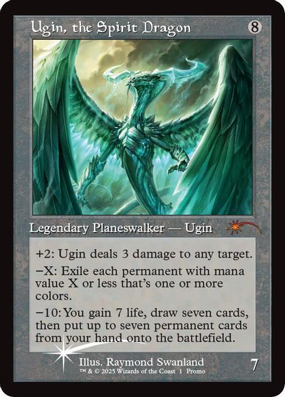 Ugin, the Spirit Dragon (Retro Frame) card art