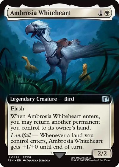 Ambrosia Whiteheart (Extended Art) card art