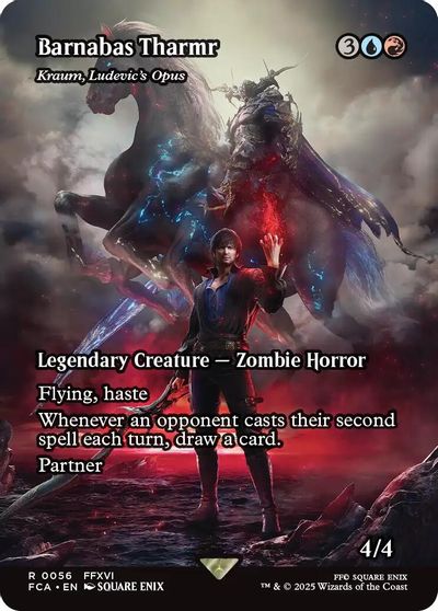 Barnabas Tharmr - Kraum, Ludevic's Opus (Showcase) card art