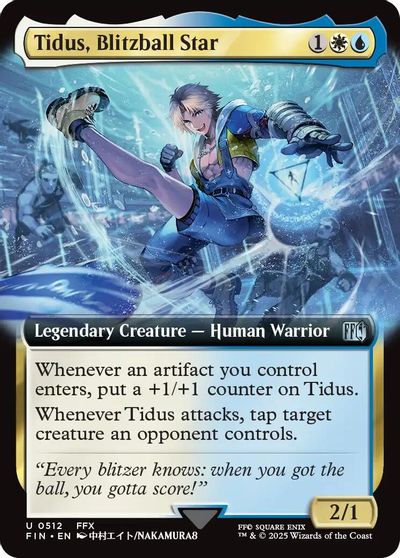 Tidus, Blitzball Star (Extended Art) card art