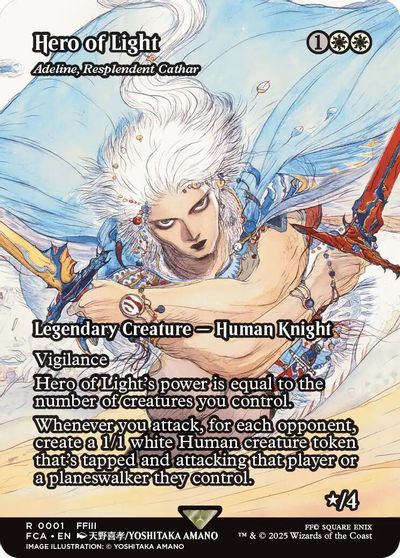 Hero of Light - Adeline, Resplendent Cathar (Showcase) card art