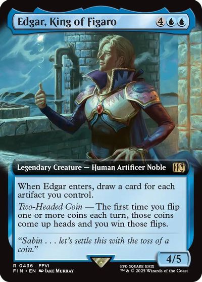 Edgar, King of Figaro (Extended Art) card art