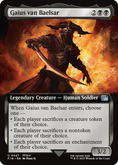 Gaius van Baelsar (Extended Art) card art