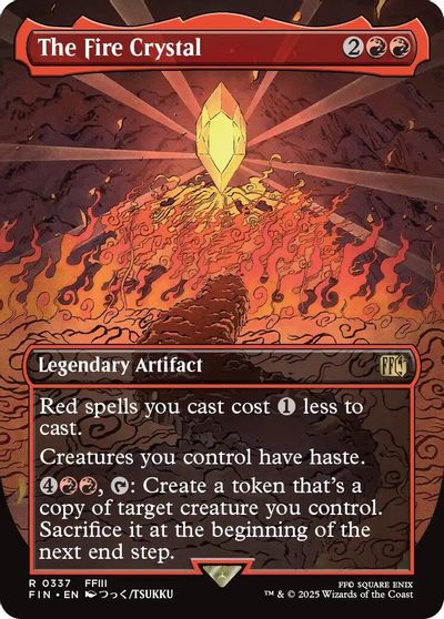 The Fire Crystal (Borderless) card art