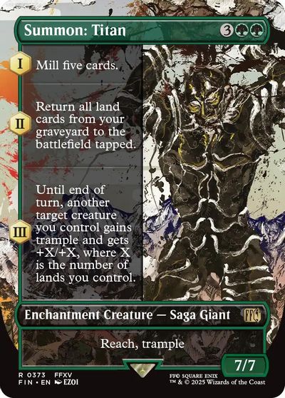 Summon: Titan (Borderless) card art