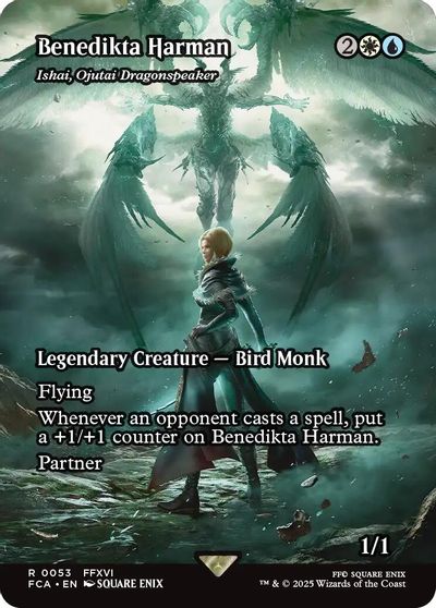 Benedikta Harman - Ishai, Ojutai Dragonspeaker (Showcase) card art