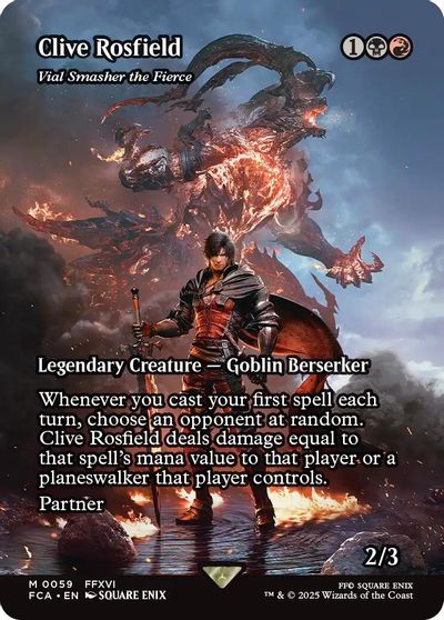 Clive Rosfield - Vial Smasher the Fierce (Showcase) card art