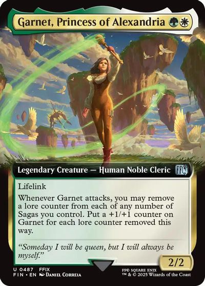 Garnet, Princess of Alexandria (Extended Art) card art
