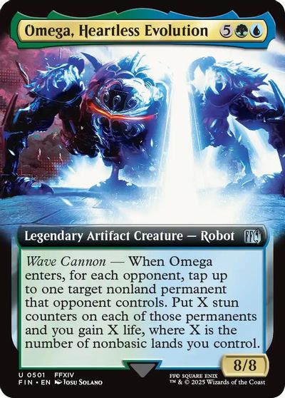 Omega, Heartless Evolution (Extended Art) card art