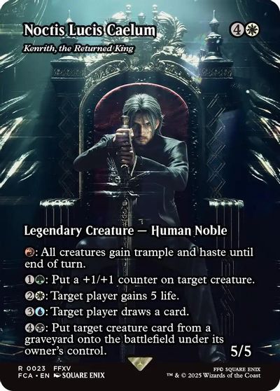 Noctis Lucis Caelum - Kenrith, the Returned King (Showcase) card art